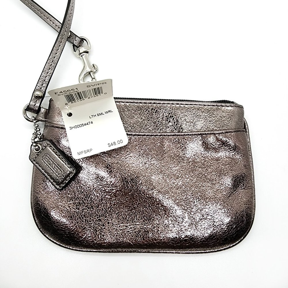 Coach Wristlet (Pewter)